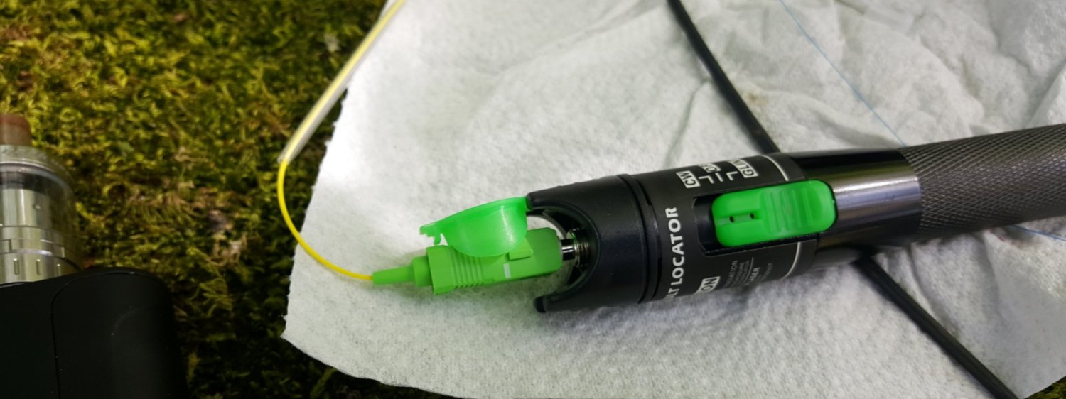 Test d'une fibre optique